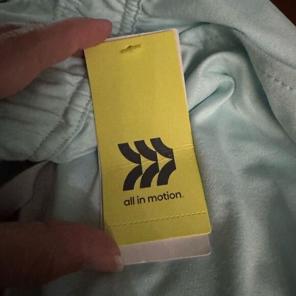 All in Motion Men's Mint 8.5''Athletic Drawstring Performance Mesh Shorts NWT M - Picture 5 of 7